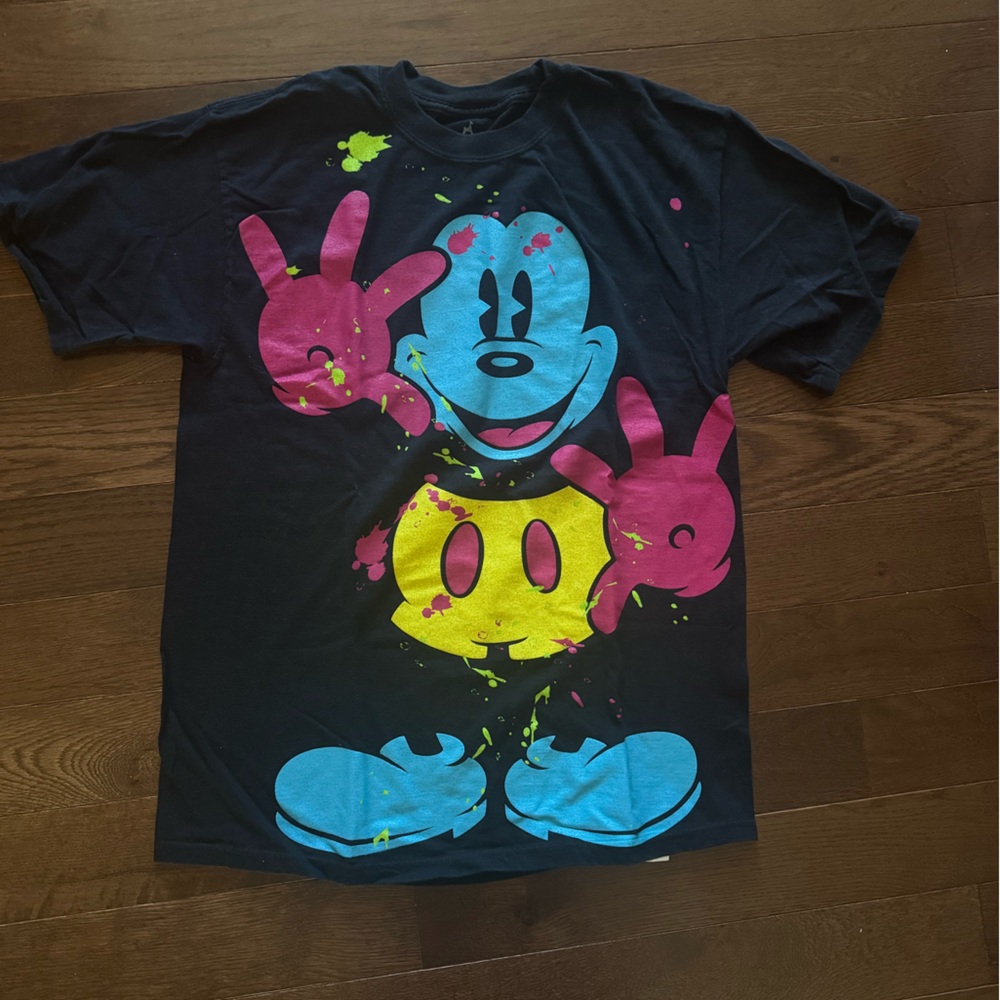 Hanes Black Disney Graphic Tee